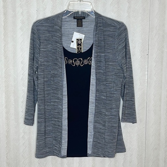 ❤️ 🆕 SUSAN LAWRENCE Blouse Size M - Picture 2 of 4